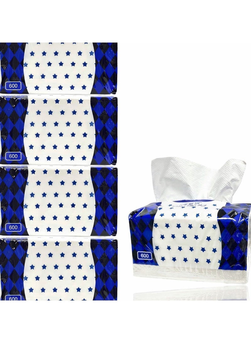 MOMENT White Facial Tissue, 600+ Sheets X 3 Ply, Classic Sterilized Tissues For Germ Protection - Image 1